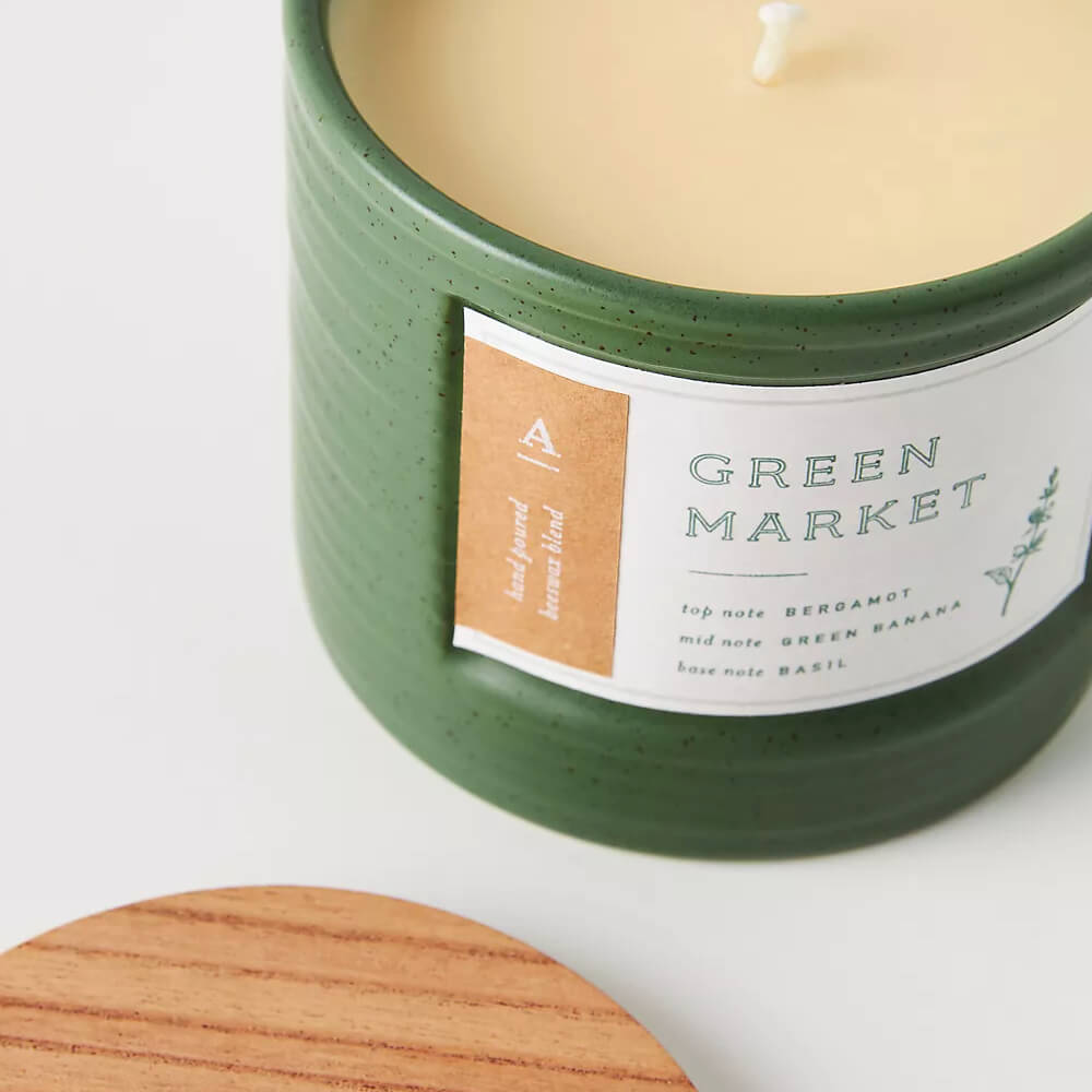 Market Ceramic Candle